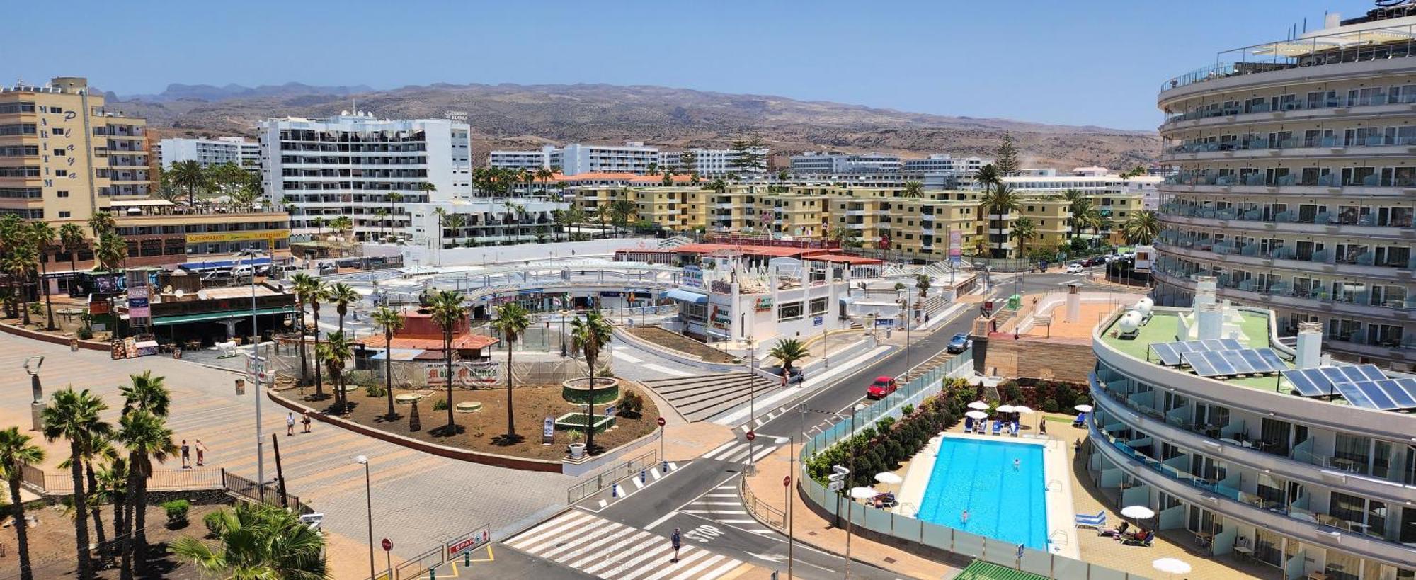 Playa Del Ingles. Apartamento Al Lado Del Oceano San Bartolome Bagian luar foto